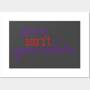 Sex isn't gender Posters and Art